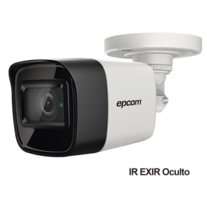 Bala TURBOHD 4K (8 Megapíxeles) / Gran Angular 102º / Lente 2.8 mm / Exterior IP67 / IR EXIR 30 mts / dWDR