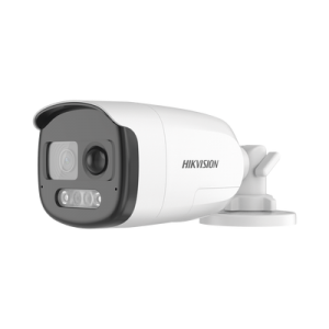 Bala TURBOHD 2 Megapixel (1080p) / Imagen a Color 24/7 / Lente 2.8 mm / Luz Blanca 40 mts / Exterior IP67 / WDR 130 dB / Sensor PIR / Sirena y Salida de Audio Integrada / Estrobo ROJO - AZUL / Micrófono Integrado